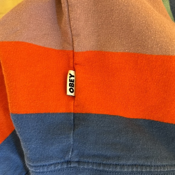 Women’s Obey Cropped Longsleeve Sweater - Picture 5 of 5